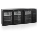 Tefcold třídveřový minibar prosklené dveře CBC 310 G